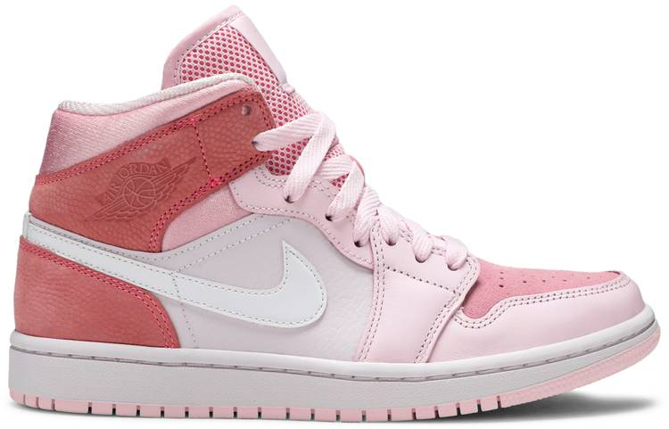 Wmns Air Jordan 1 Mid Digital Pink CW5379-600